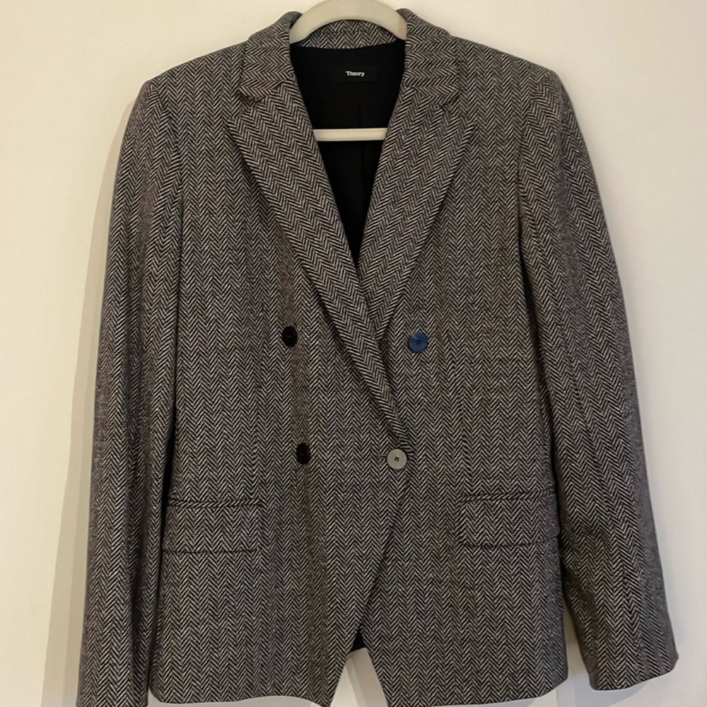 Theory tweed blazer never worn but without tags.